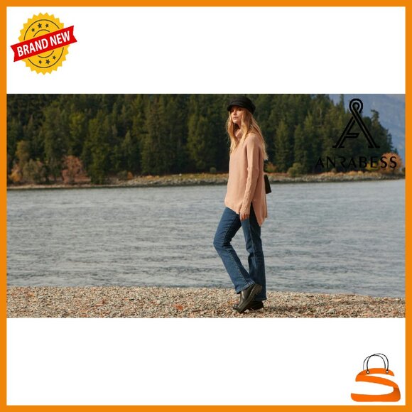 Oversized Turtleneck Batwing Sleeve Split Hem Knit Pullover Sweater - Picture 8 of 8